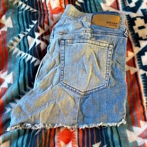 Ariat Light Blue Denim Shorts